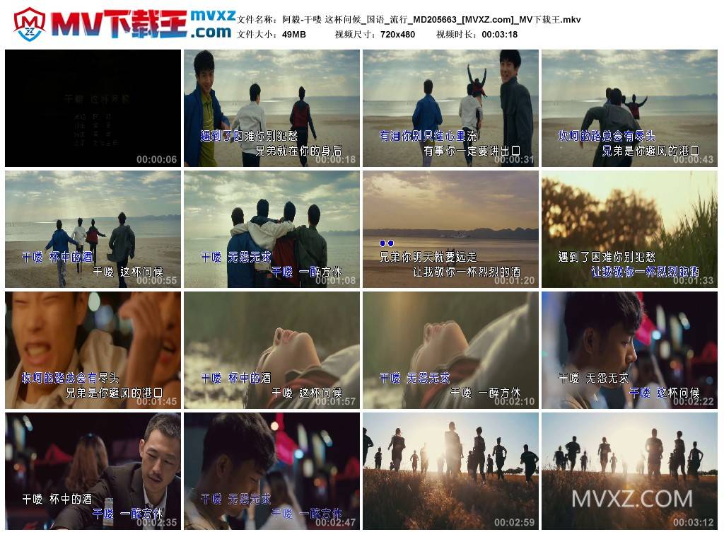 阿毅-干喽 这杯问候_国语_流行_MD205663